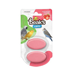 Beaks Çilek Aromalı Kuş Gaga Taşı İkili
