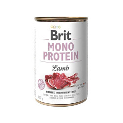 Brit Mono Protein Kuzu Etli Hassas Yetişkin Köpek Konservesi 400 Gr