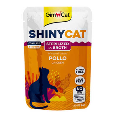 GimCat Shinycat Sos İçinde Tavuklu Kısırlaştırılmış Kedi Konservesi 70 Gr - 1