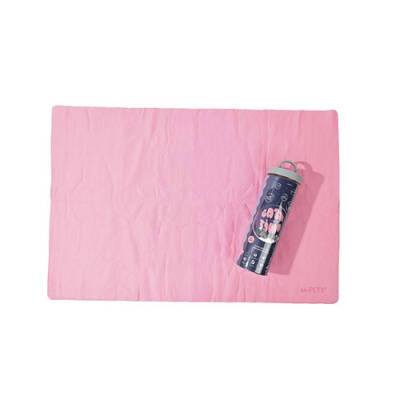M-Pets Bathtime Hızlı Kuruyan Kedi ve Köpek Havlusu Pembe 64x43 Cm - 2