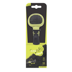 M-Pets Click & Groom Masaj Uçlu Kedi ve Köpek Fırçası Small 8 x 6,5 x 5 cm