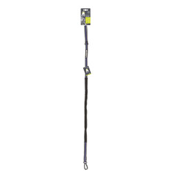 M-Pets Hiking Jogging Elastik Köpek Yürüyüş Tasması Mavi 2,5x140-200 Cm - 2