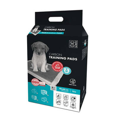 M-Pets Karbonlu Köpek Çiş Eğitim Pedi 15'li 90x60 Cm - 1