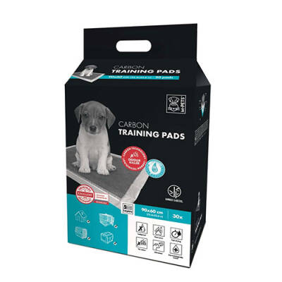M-Pets Karbonlu Köpek Çiş Eğitim Pedi 30'lu 90x60 Cm - 1