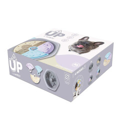 M-Pets Level Up Ayarlanabilir Köpek Yavaş Beslenme Mama Kabı Medium 29,8x29,8x8,6 Cm
