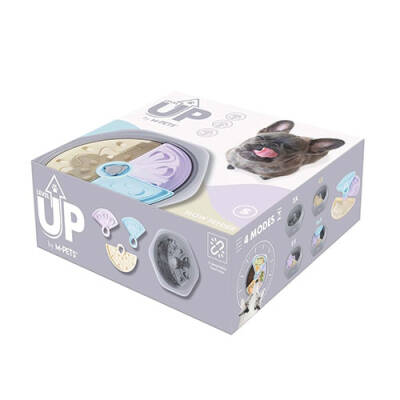 M-Pets Level Up Ayarlanabilir Köpek Yavaş Beslenme Mama Kabı Small 26,2x26,2x8,6 Cm - 1