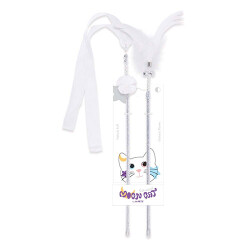 M-Pets Mooncat Olta Kedi Oyuncağı Beyaz 2'li 40 Cm