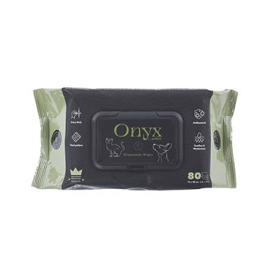 M-Pets Onyx Papatya Kokulu Kedi ve Köpek Temizleme Mendili 80'li - 1