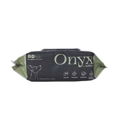 M-Pets Onyx Papatya Kokulu Kedi ve Köpek Temizleme Mendili 80'li - 3