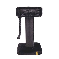 M-Pets Panther Premium Liana Tırmalama Tahtalı Kedi Ağacı Siyah 55x55x96 Cm