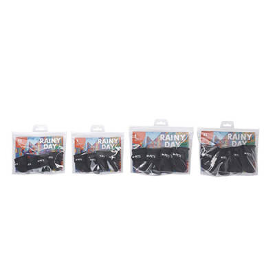 M-Pets Rainy Day Köpek Ayakkabısı Siyah Medium 4,5x3,4 Cm - 2