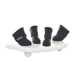 M-Pets Rainy Day Köpek Ayakkabısı Siyah Small 3x4 Cm