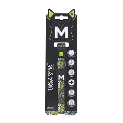 M-Pets Urban Style Freestyle Köpek Boyun Tasması Multicolor Small 22,9x35,6 Cm