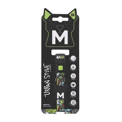 M-Pets Urban Style Freestyle Köpek Boyun Tasması Multicolor XSmall 15,2-25,4 Cm - 1