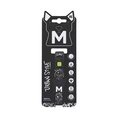 M-Pets Urban Style Freestyle Köpek Boyun Tasması Siyaz Beyaz XSmall 15,2-25,4 Cm - 1