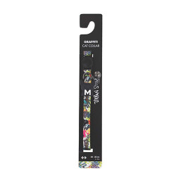 M-Pets Urban Style Graffiti Kedi Boyun Tasması 20-30 Cm