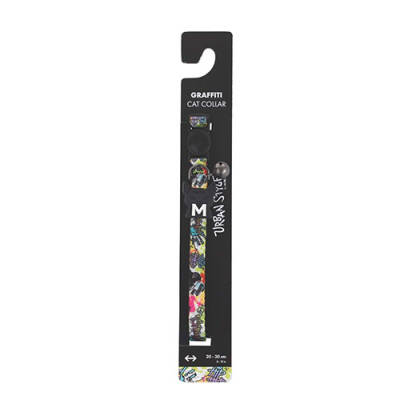 M-Pets Urban Style Graffiti Kedi Boyun Tasması 20-30 Cm - 1