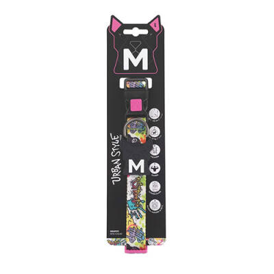 M-Pets Urban Style Graffiti Köpek Boyun Tasması Large 38,1x66 Cm - 1