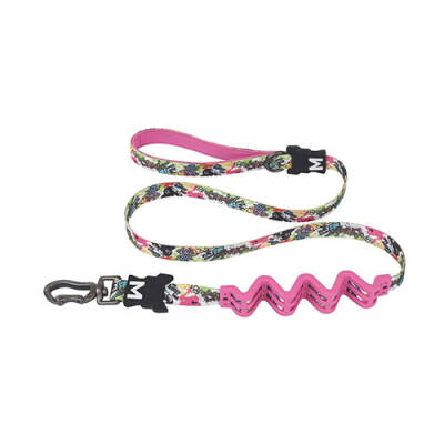 M-Pets Urban Style Graffti Köpekler İçin Şok Emici Gezdirme Kayışı Medium 2x120 Cm - 2