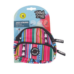M-Pets Urban Style Jazz Stripes Köpek Ödül Taşıma Çantası 14x14x2 Cm