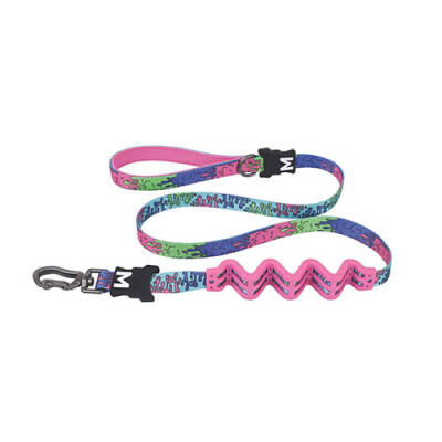 M-Pets Urban Style Lava Köpekler İçin Şok Emici Gezdirme Kayışı Large 2,5x120 Cm - 2