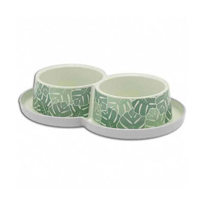 Moderna Eden Trendy Runner Kedi Plastik Mama ve Su Kabı 2x350ml - 1