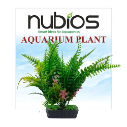 Nubios Plastik Bitki Kare Tabanlı Tekli Karton 17,5 Cm
