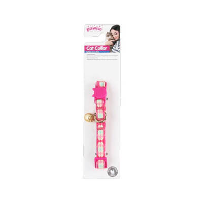 Pawise Kedi Boyun Tasması Pembe 20-30 Cm - 1