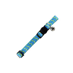 Pawise Kedi Boyun Tasması Yeşil Mavi 20-30 Cm