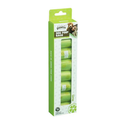 Pawise Limon Kokulu Köpek Dışkı Poşeti 8 Rulo 15'li - 1
