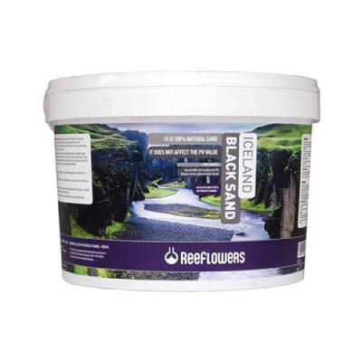 Reeflowers Iceland Black Sand Akvaryum Kumu 3-5 Mm 7 Kg - 1
