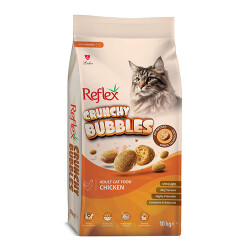 Reflex Crunchy Bubbles Tavuklu Yetişkin Kedi Maması 10 Kg