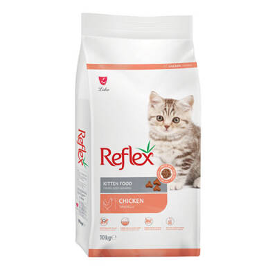 Reflex Kitten Chicken Tavuklu ve Pirinçli Yavru Kedi Maması 10 Kg - 1