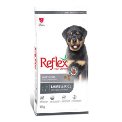 Reflex Kuzulu ve Pirinçli Yavru Köpek Maması 10 Kg
