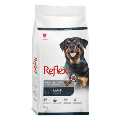 Reflex Kuzulu ve Pirinçli Yetişkin Köpek Maması 10 Kg - 1