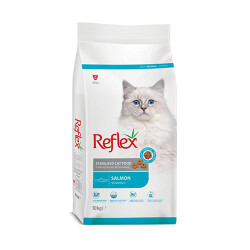 Reflex Sterilised Somonlu ve Pirinçli Kısırlaştırılmış Kedi Maması 10 Kg