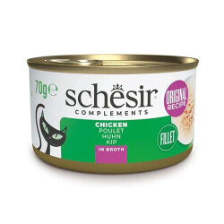 Schesir Tavuk Fileto Yetişkin Kedi Konservesi 6 Adet 70 Gr